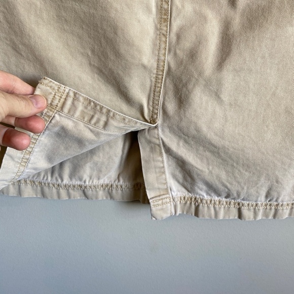 Eddie Bauer Women's Cream Button Mini Skirt Size‎ 12 - Picture 6 of 14